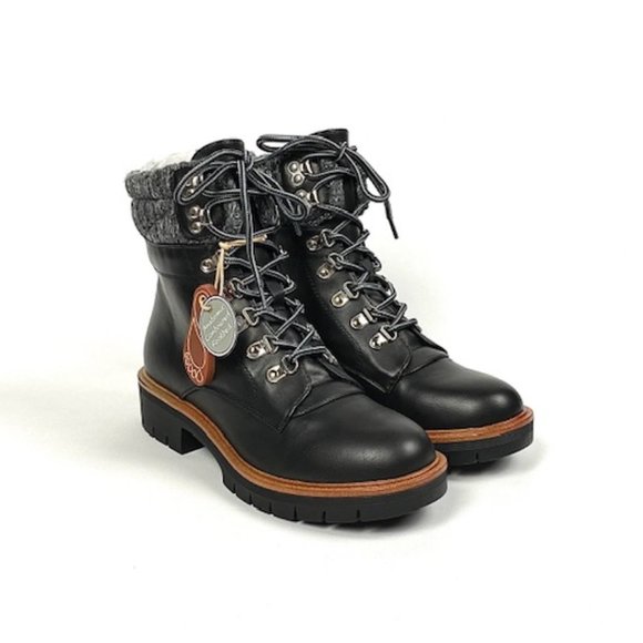 New Mia Regis Lace-Up Lug Sole Boot 7.5 & 8 - Picture 4 of 12